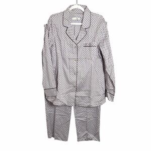 I.Magnin Cotton Pajama Set Size Large